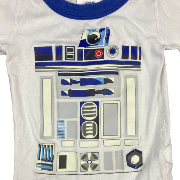 Hanna Andersson R2-D2 Star Wars Glow In The Dark Pajama (TOP ONLY) Size … - Picture 5 of 6